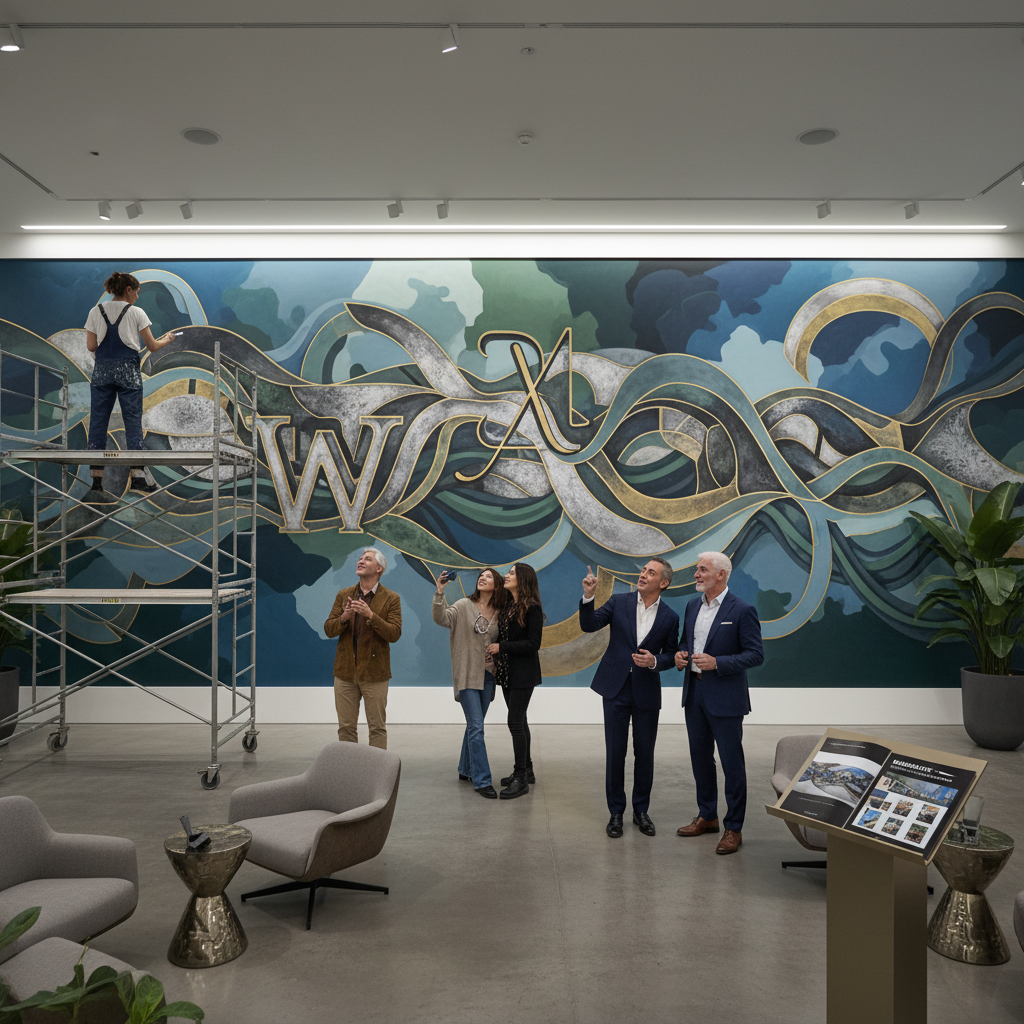 Transforming Spaces: How Custom Murals Forge Brand Identity & Enhance Customer Experience