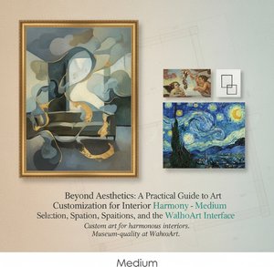 Beyond Aesthetics: A Practical Guide to Art Customization for Interior Harmony – Medium Selection, Spatial Considerations, and the Most-Famous-Paintings Interface