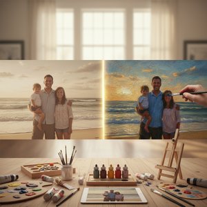 Transforming Memories into Masterpieces: The Art of Photo-to-Painting Services