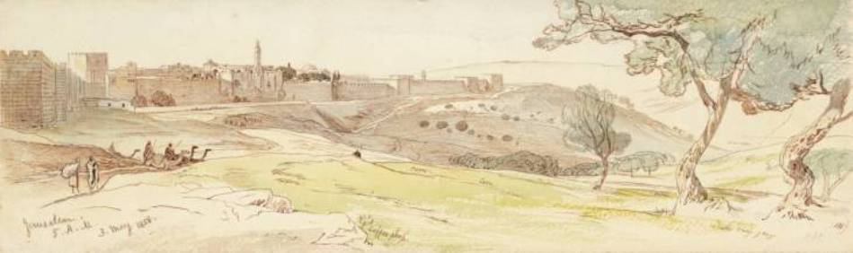 View Of Jerusalem — Lear Edward