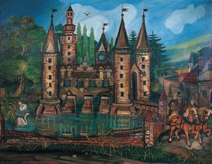 Castle — Antonio Laccabue, Naïve Art
