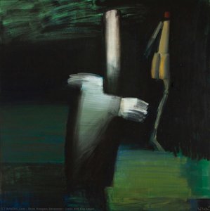 Leda And The Swan — Arne Haugen Sørensen, Expressionist Painting