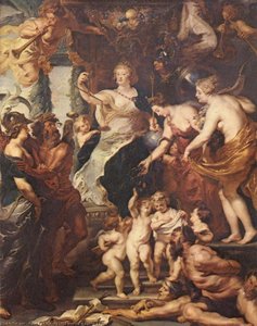The Meeting At Lyons, Louvre — Rubens, Baroque