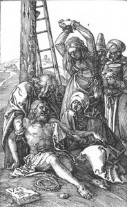 Lamentation Over Christ (no. 12) — Альбрехт Дюрер, Northern Renaissance Engraving