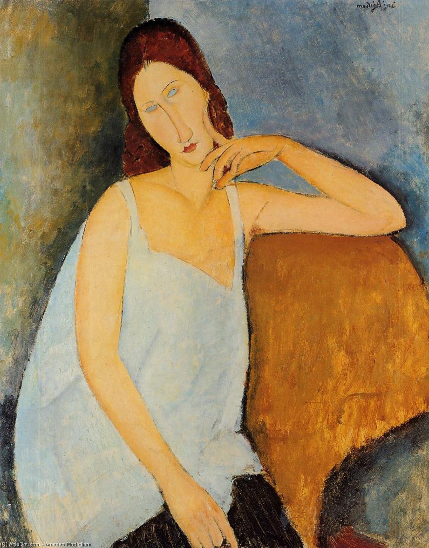 Portrait Of Jeanne Hebuterne — Amedeo Clemente Modigliani