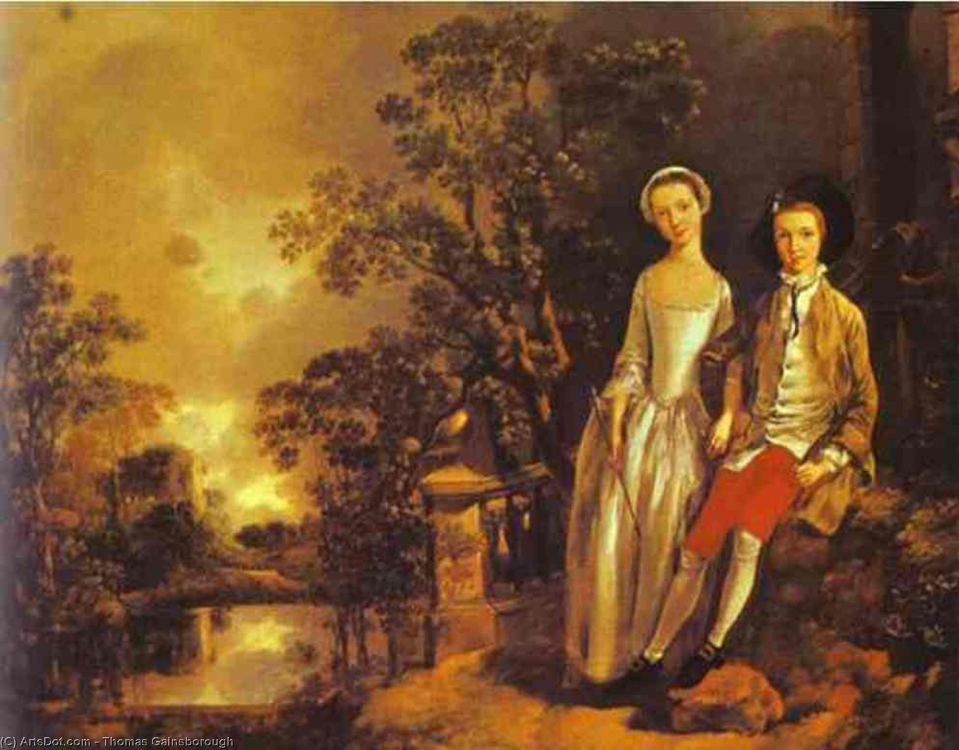 Heneage Lloyd And His Sister — Thomas Gainsborough