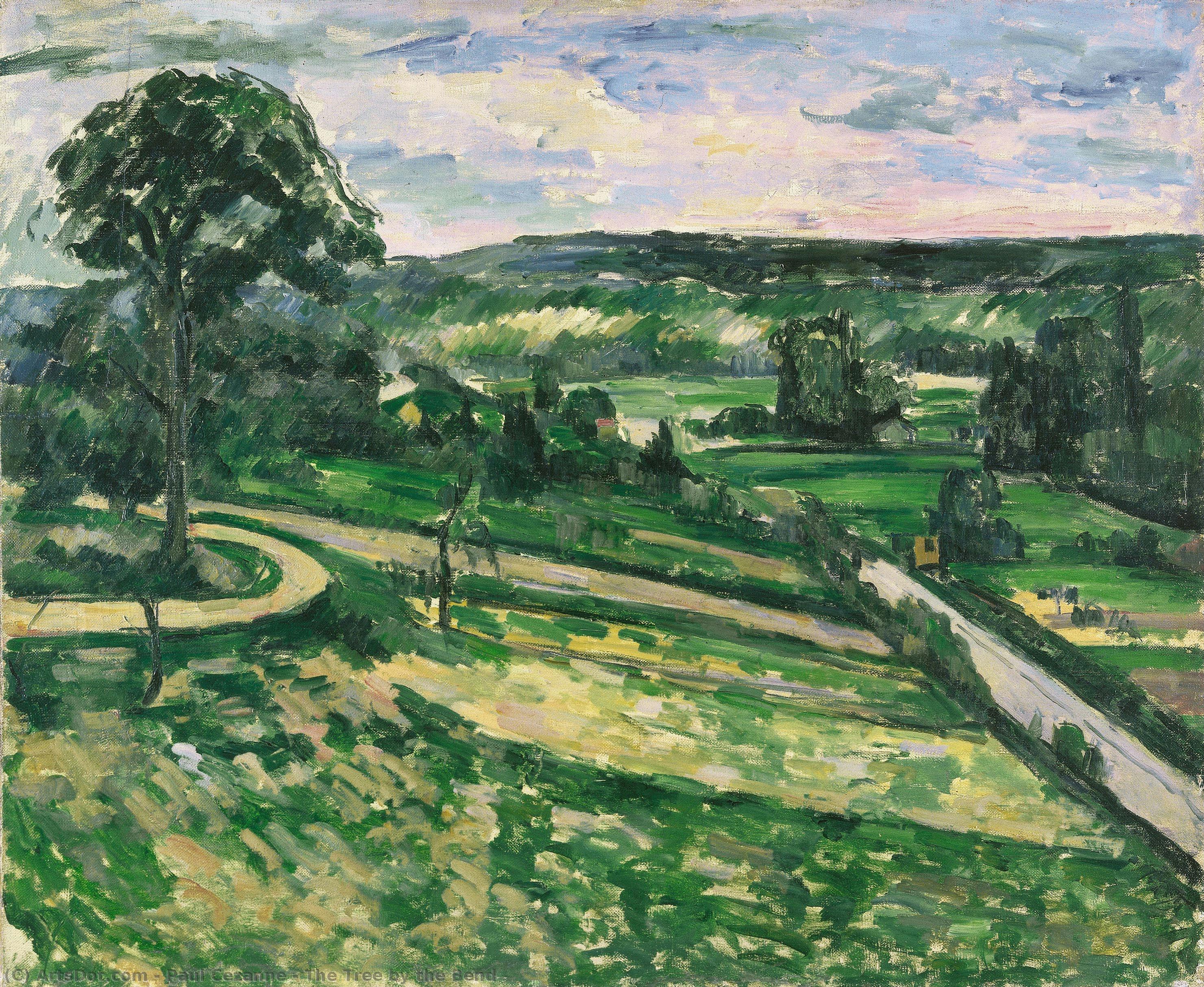 Der Baum Am Bogen — Paul Cézanne