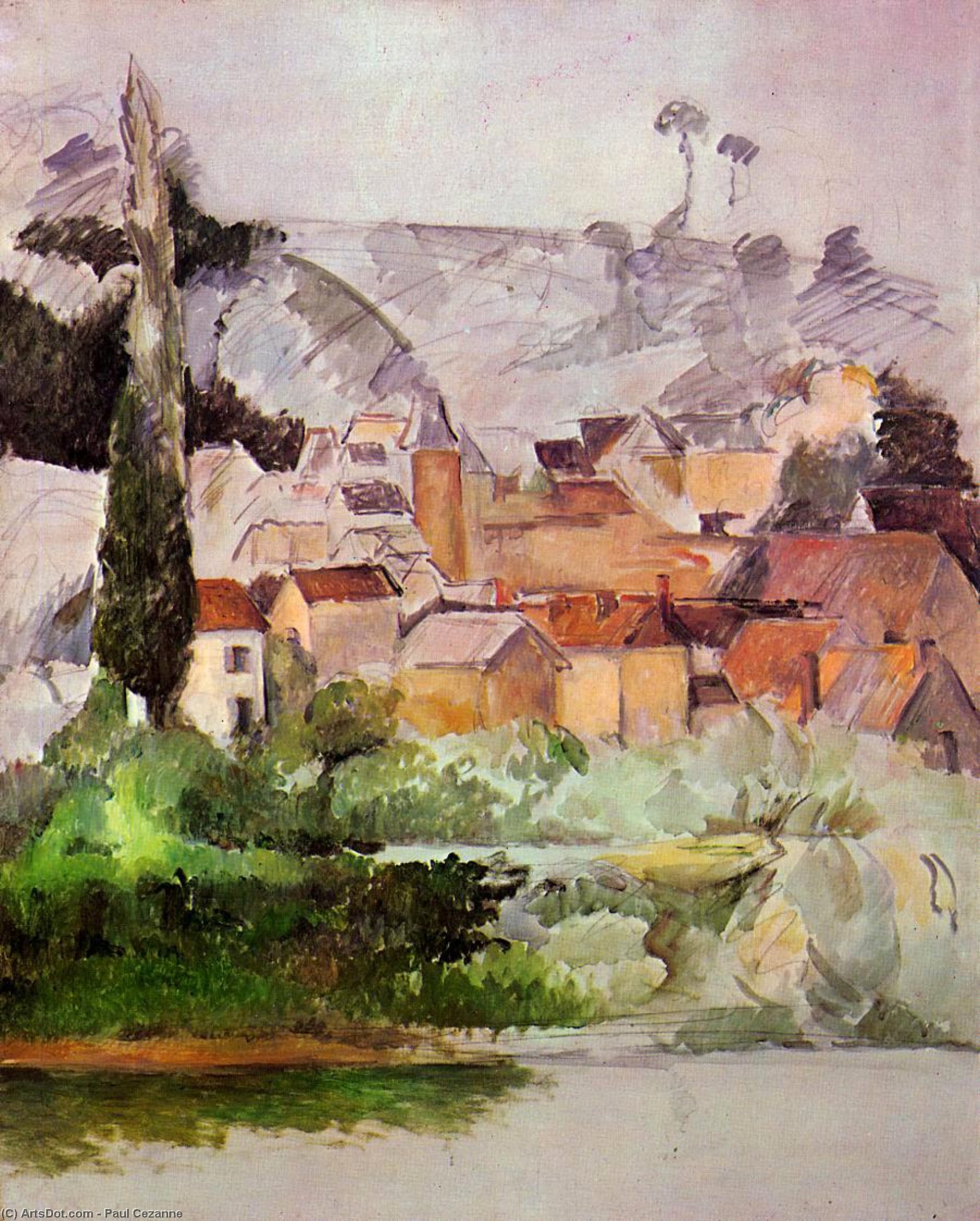 Medan: Castelo E Vila — Paul Cézanne