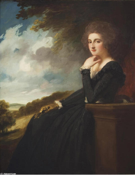 Mrs. Champion De Crespigny, Ne.e Dorothy Scott — George Romney