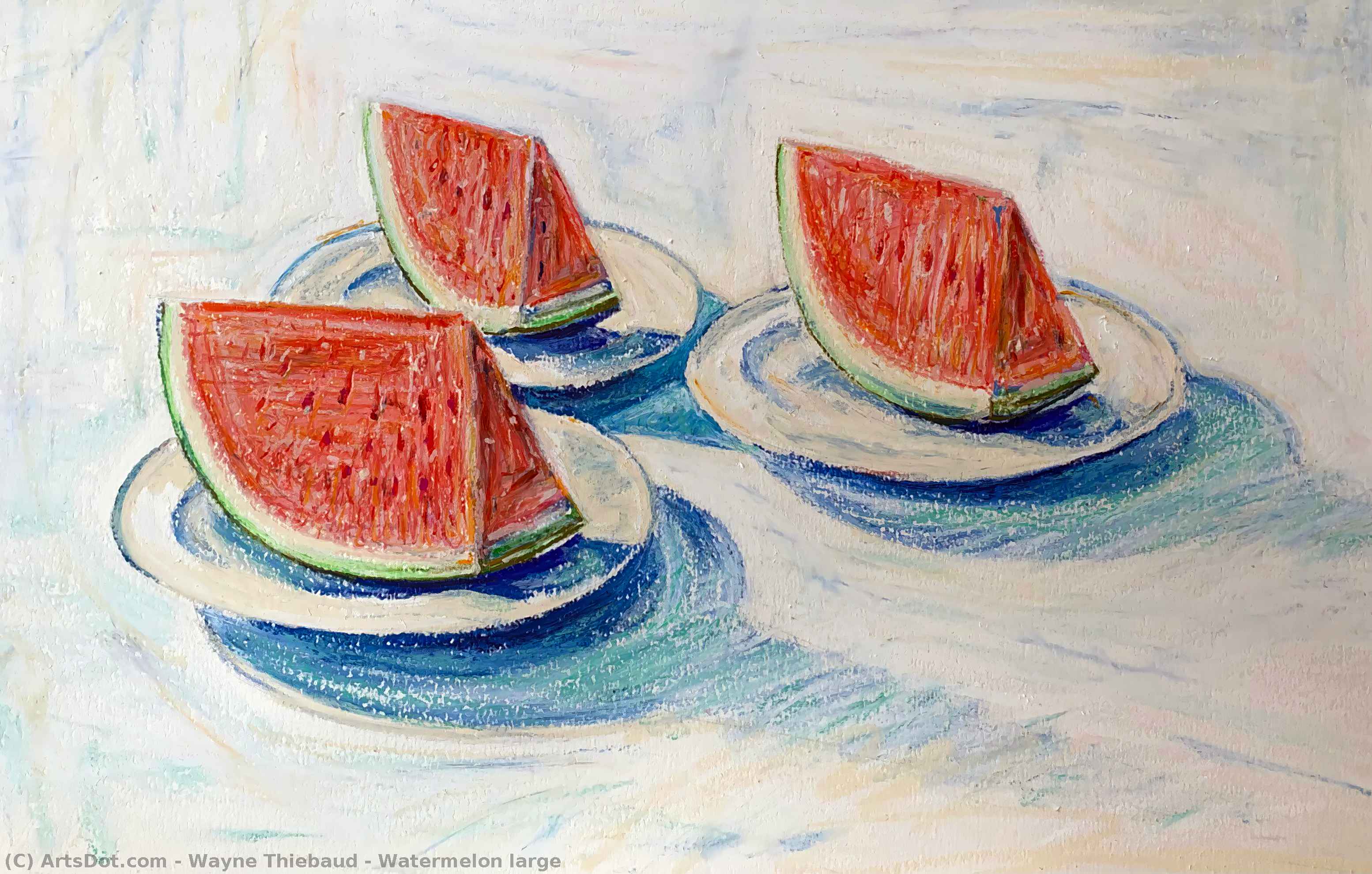 Watermelon Large — Wayne Thiebaud