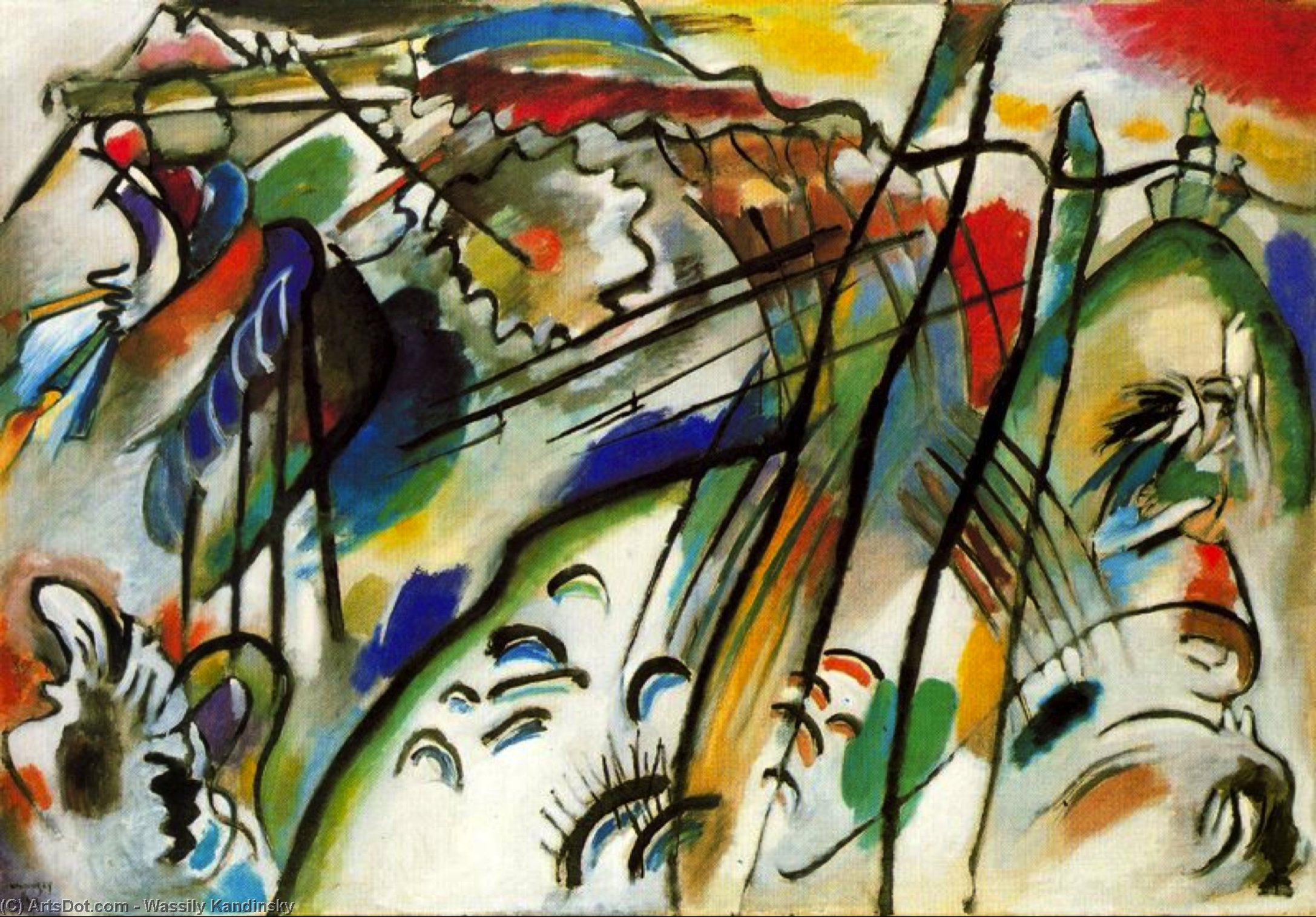 Improvisation 28 (second Version) — Wassily Wassilyevich Kandinsky