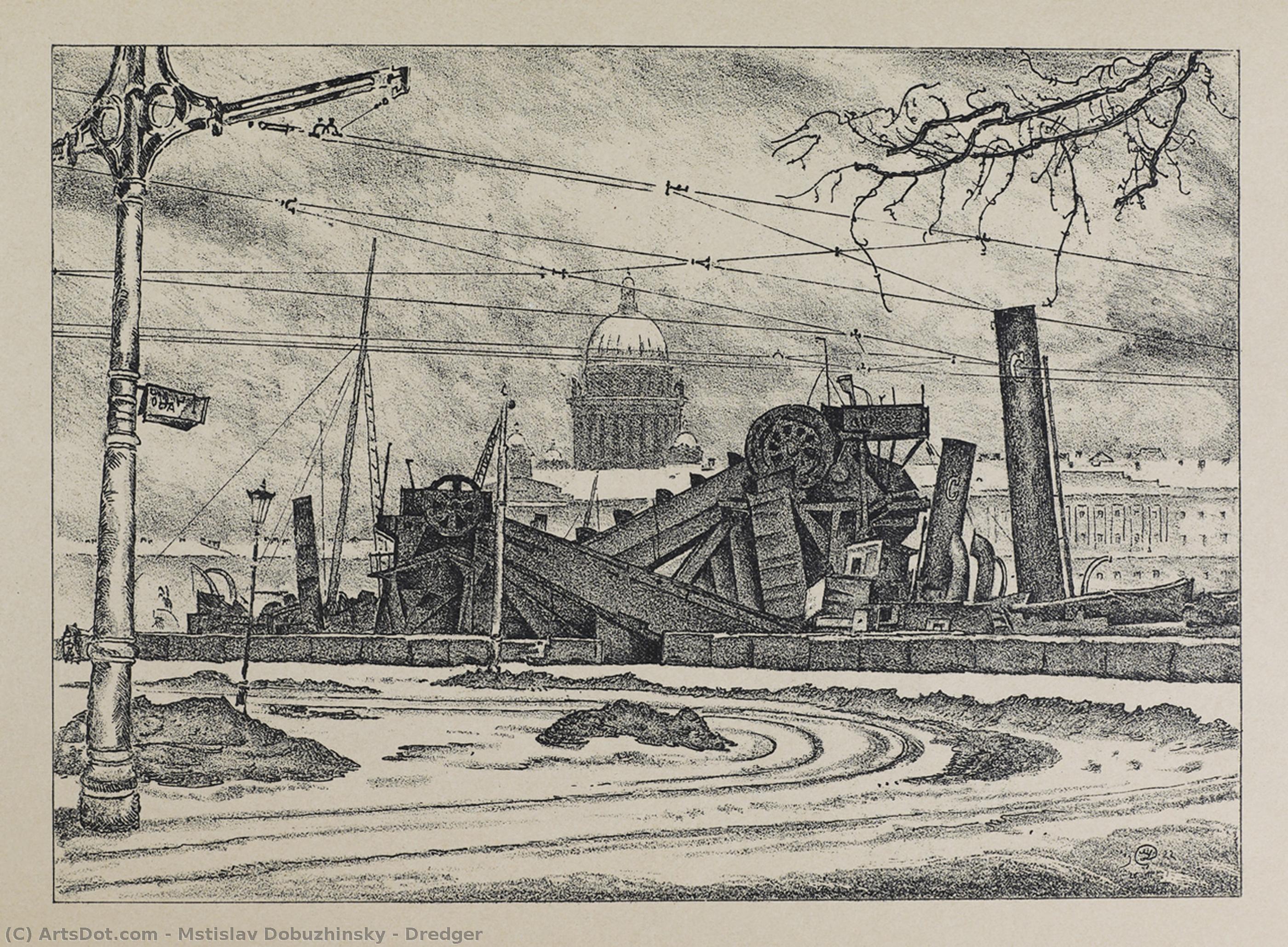 Dredger — Mstislav Dobužinskij