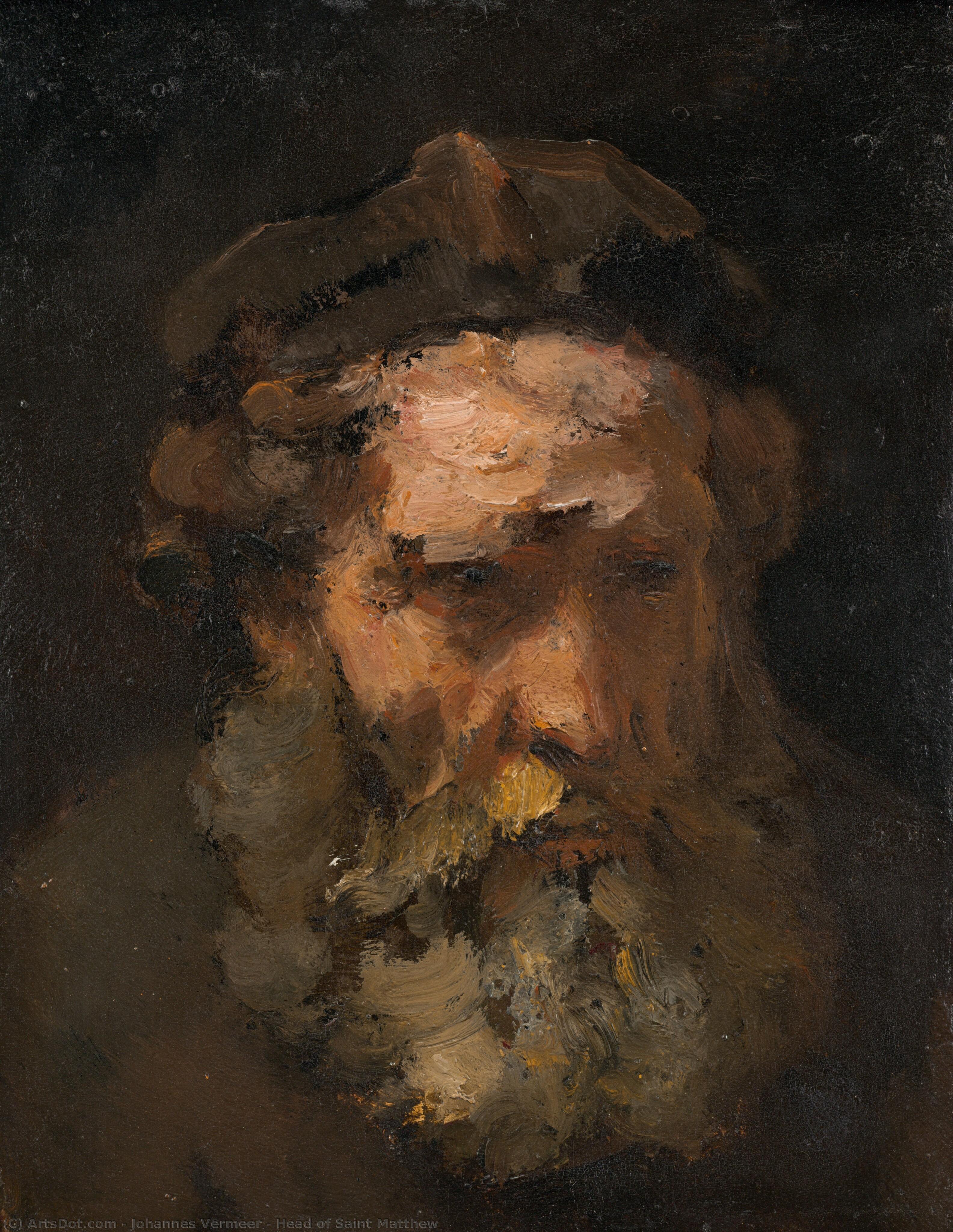 Johannes Vermeer: Hlavu Svatého Matouše — Johannes Vermeer