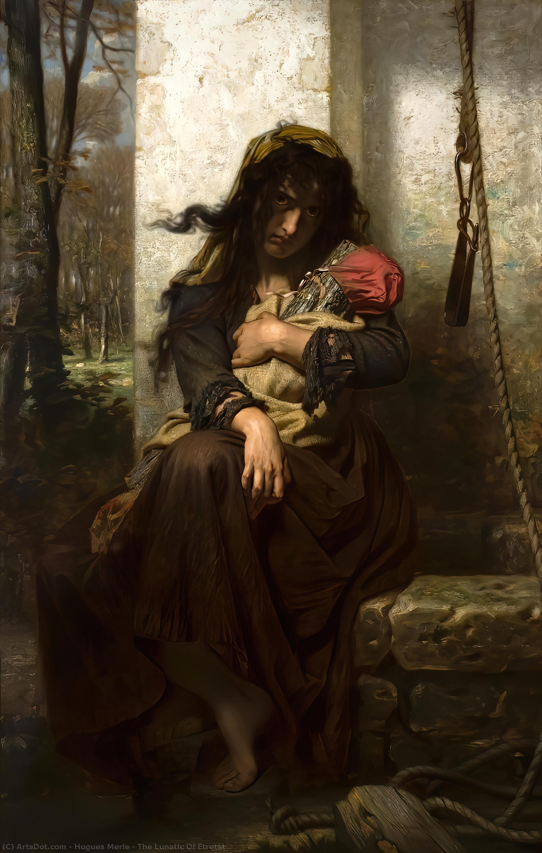 The Lunatic Of Étretat — Hugues Merle