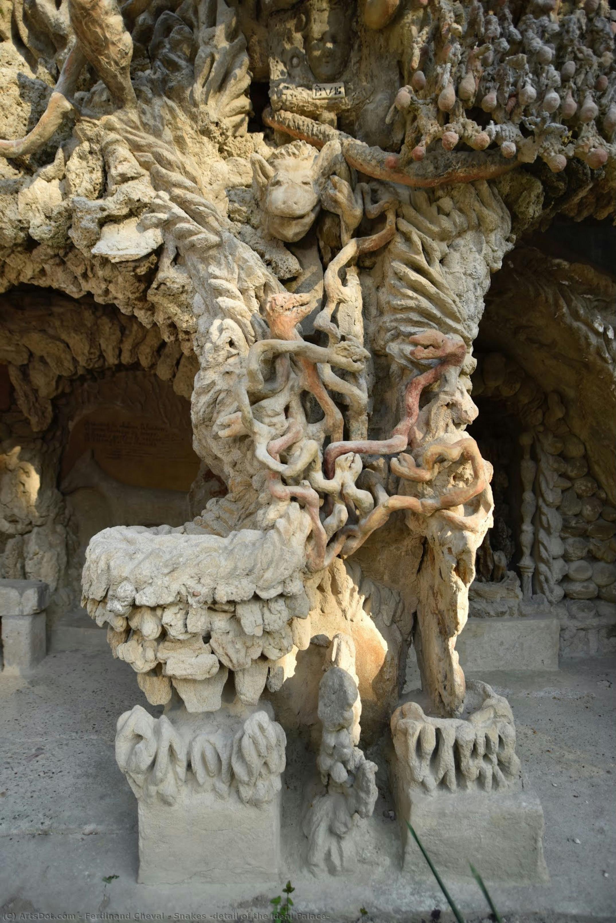 Snakes (detail Of The Ideal Palace) — Ferdinand Ševal