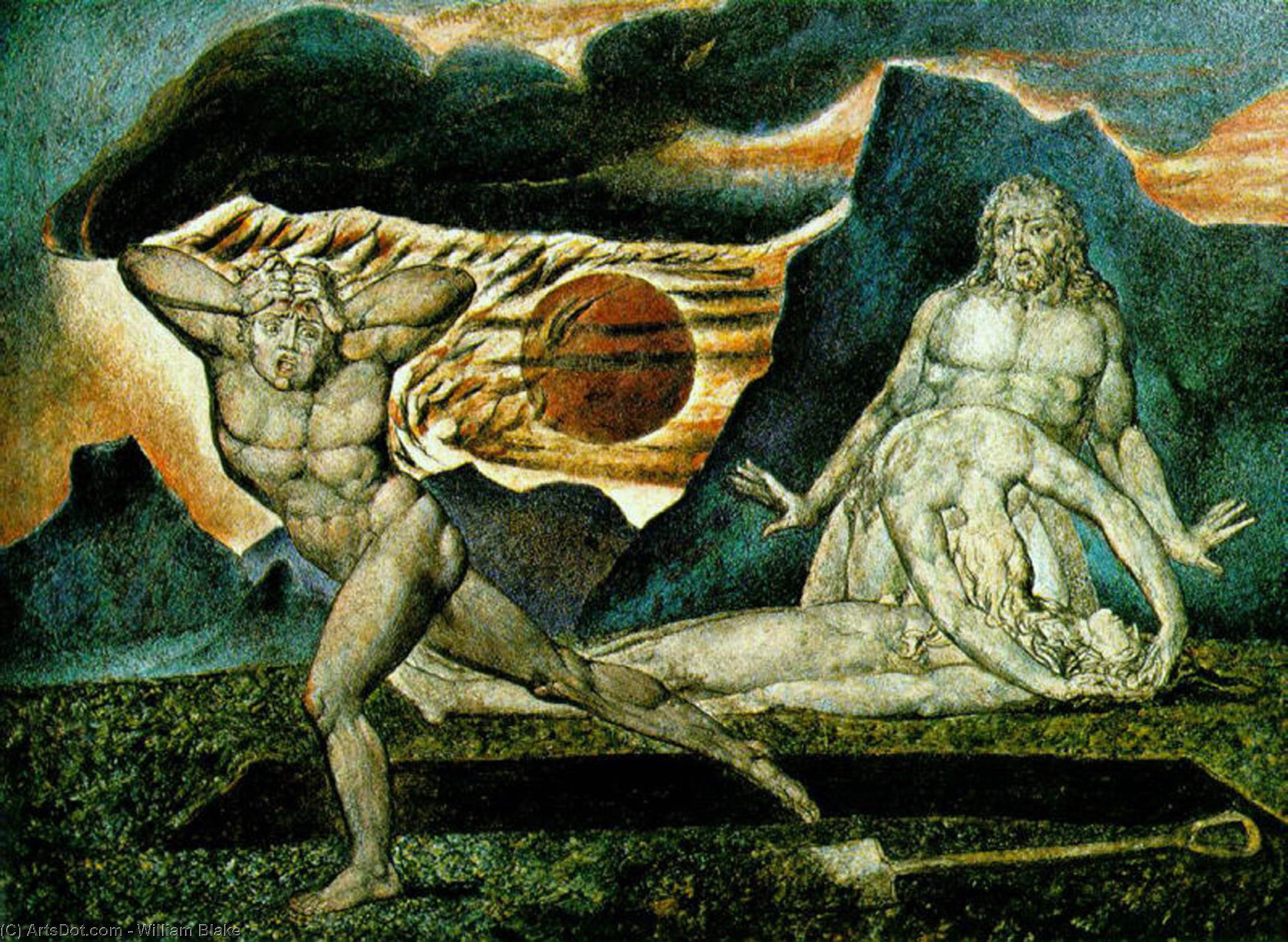 Abelin Ruumis Aadamin Ja Eevan Löytämä — William Blake