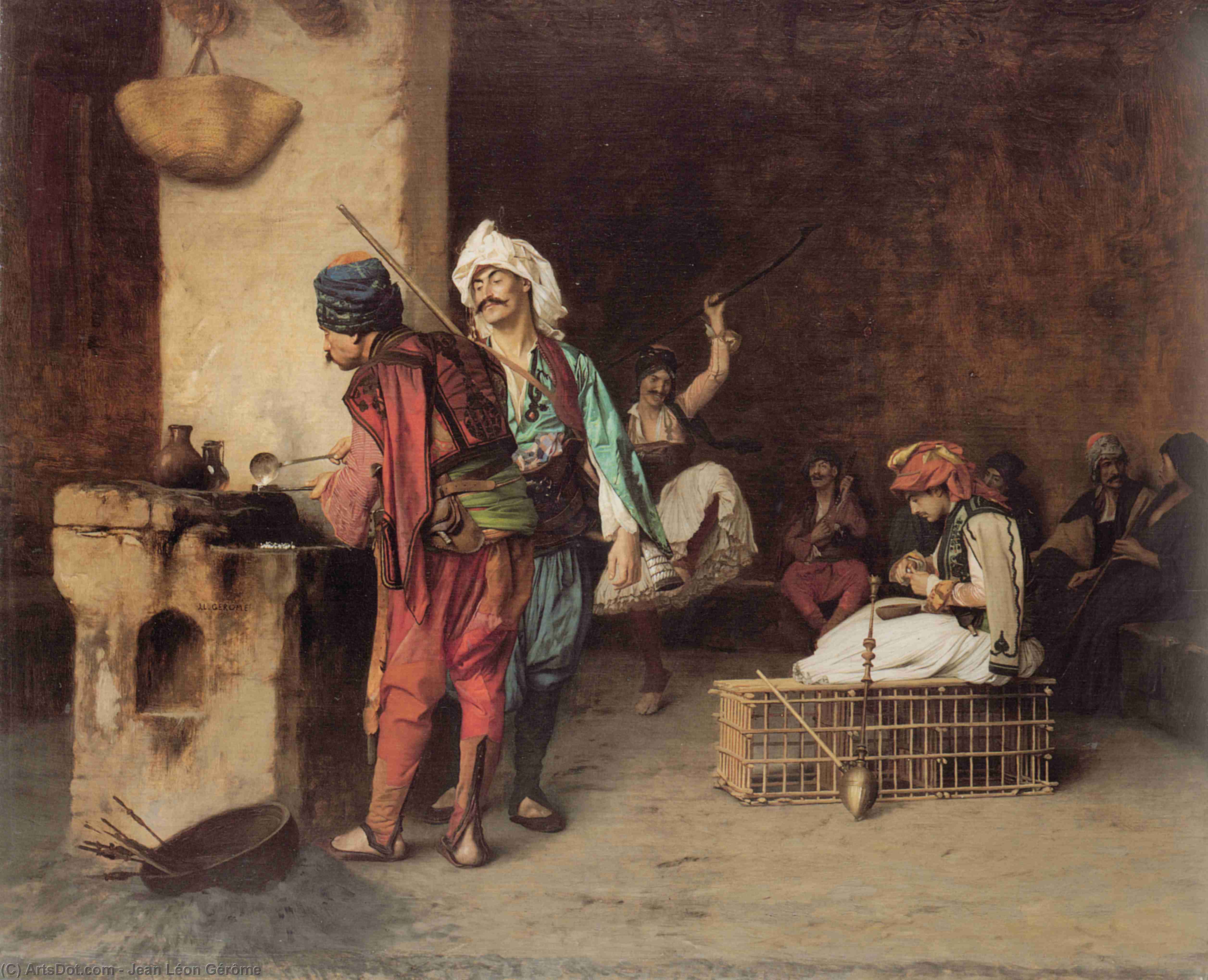Ein Café In Kairo — Jean-léon Gérôme