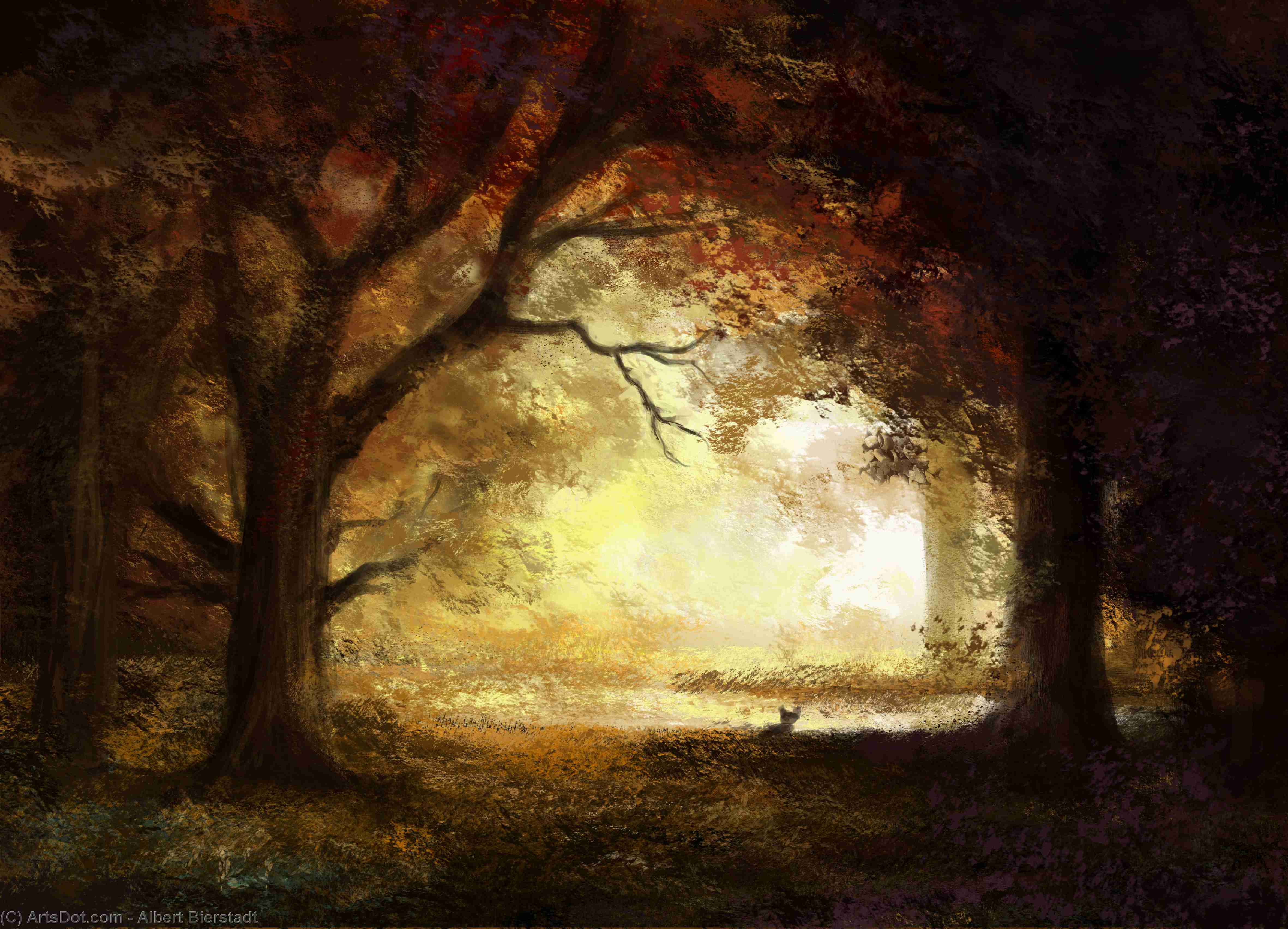 Lesní Východ — Albert Bierstadt