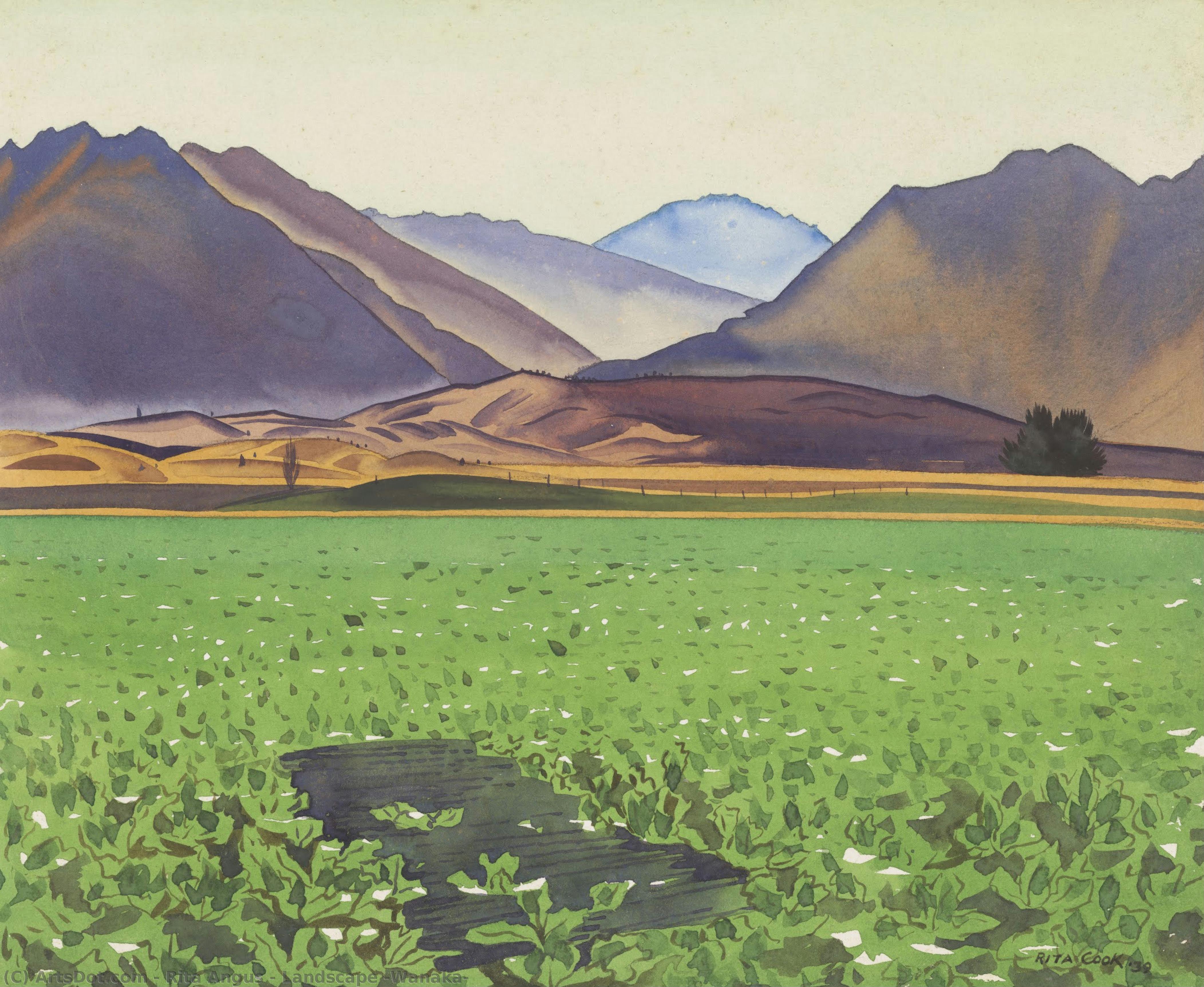 Landscape (wanaka) — Rita Angus