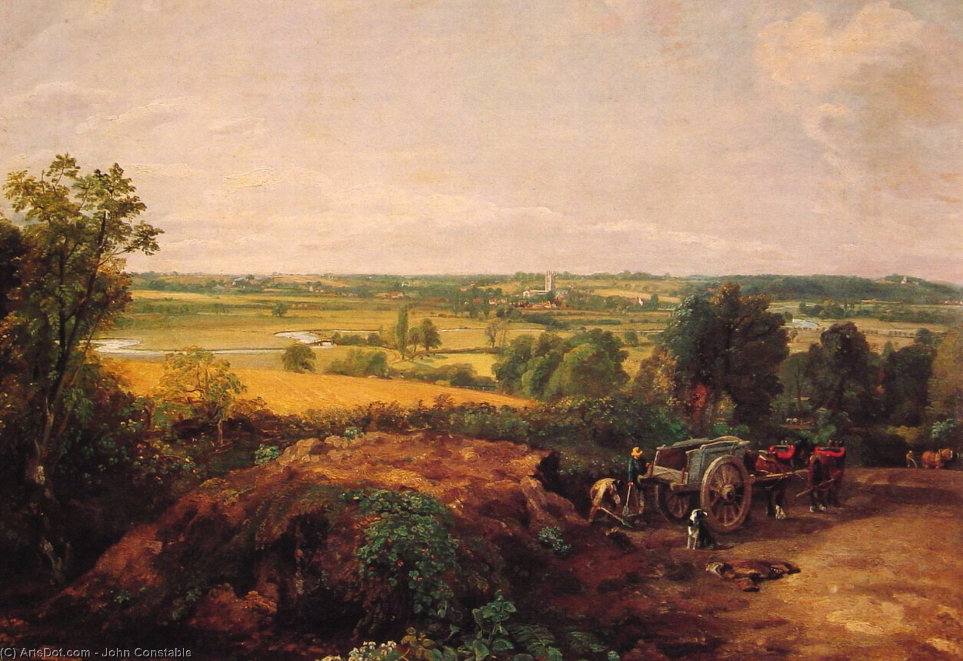 View Of Dedham — Джон Констабл