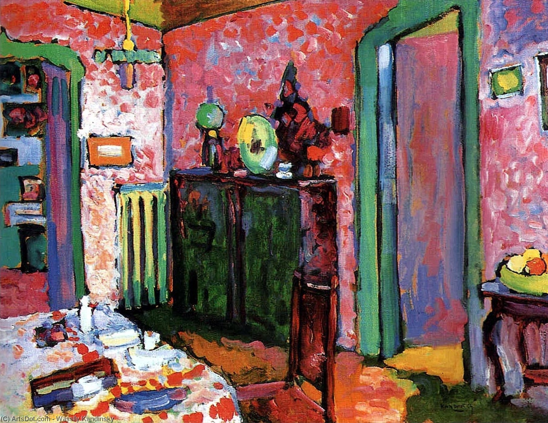 Interno (la Mia Sala Da Pranzo) — Wassily Wassilyevich Kandinsky