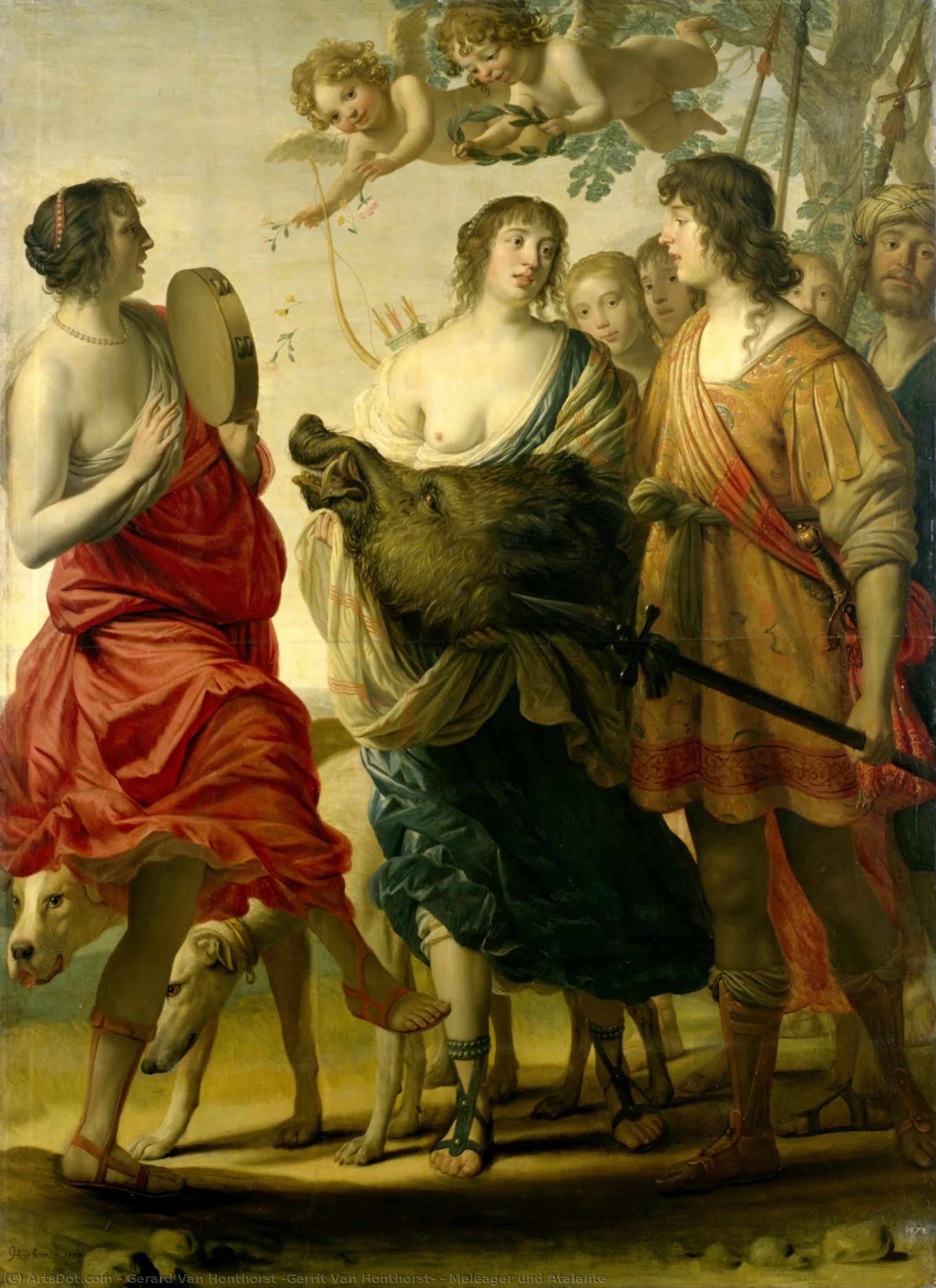 Meleager Und Atalante — Gerard Van Honthorst