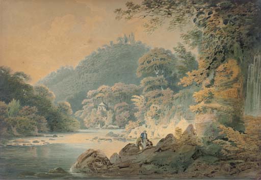 Hackfall, Near Ripon, Yorkshire — Francis Nicholson