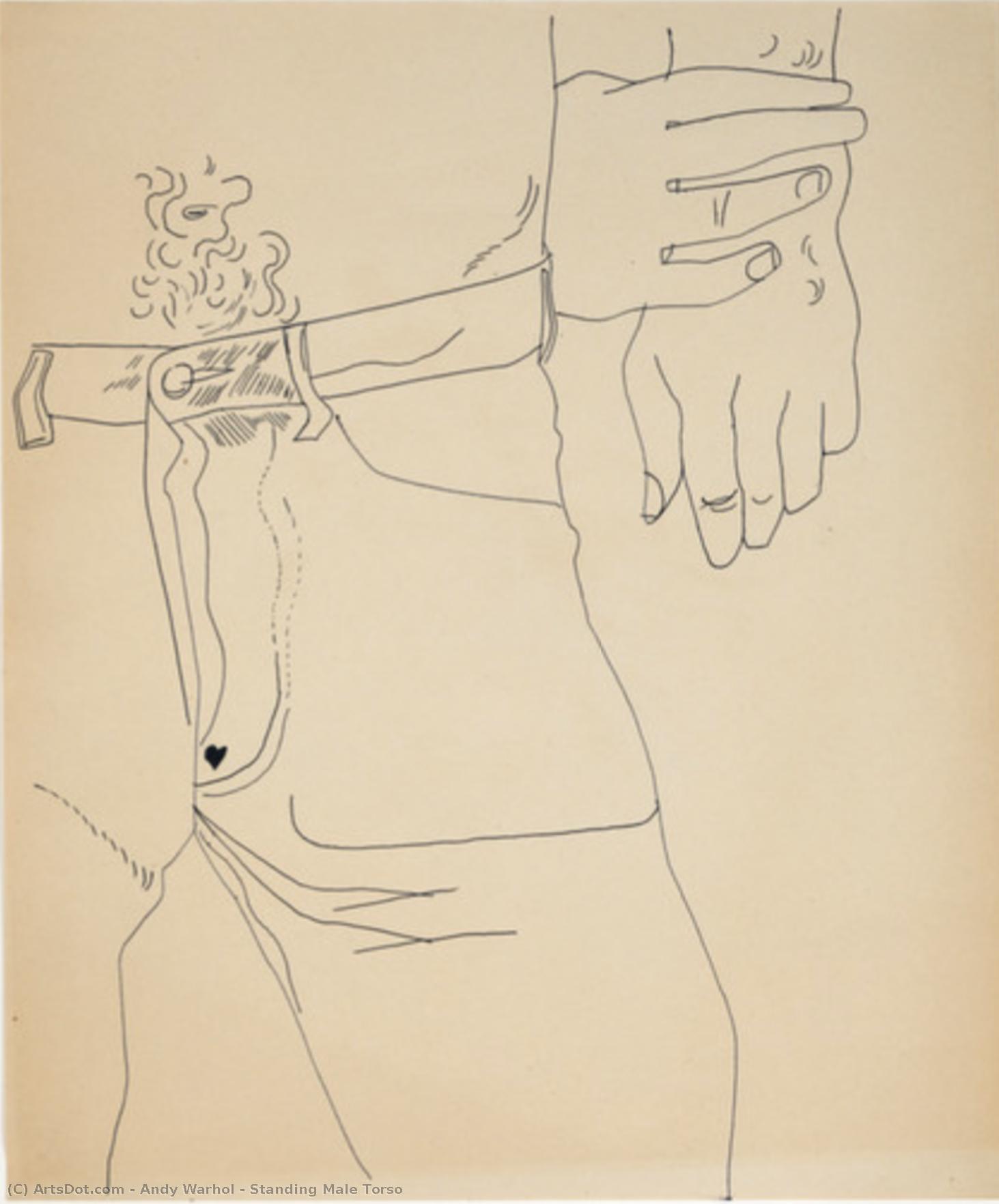 Stehender Männlicher Torso — Andy Warhol