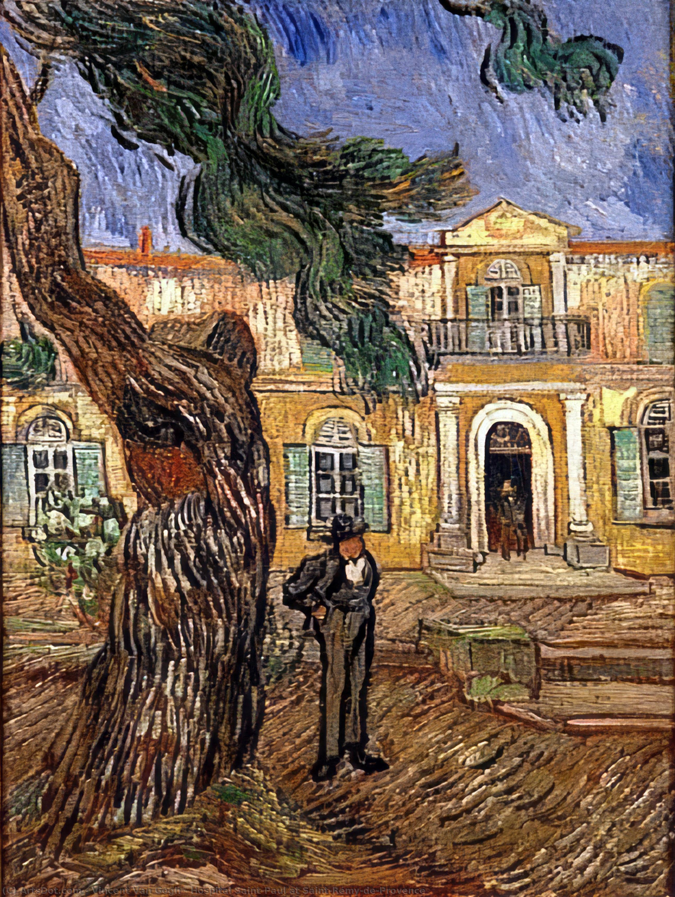 Sjukhuset Saint-paul I Saint-rémy-de-provence — Vincent Willem Van Gogh