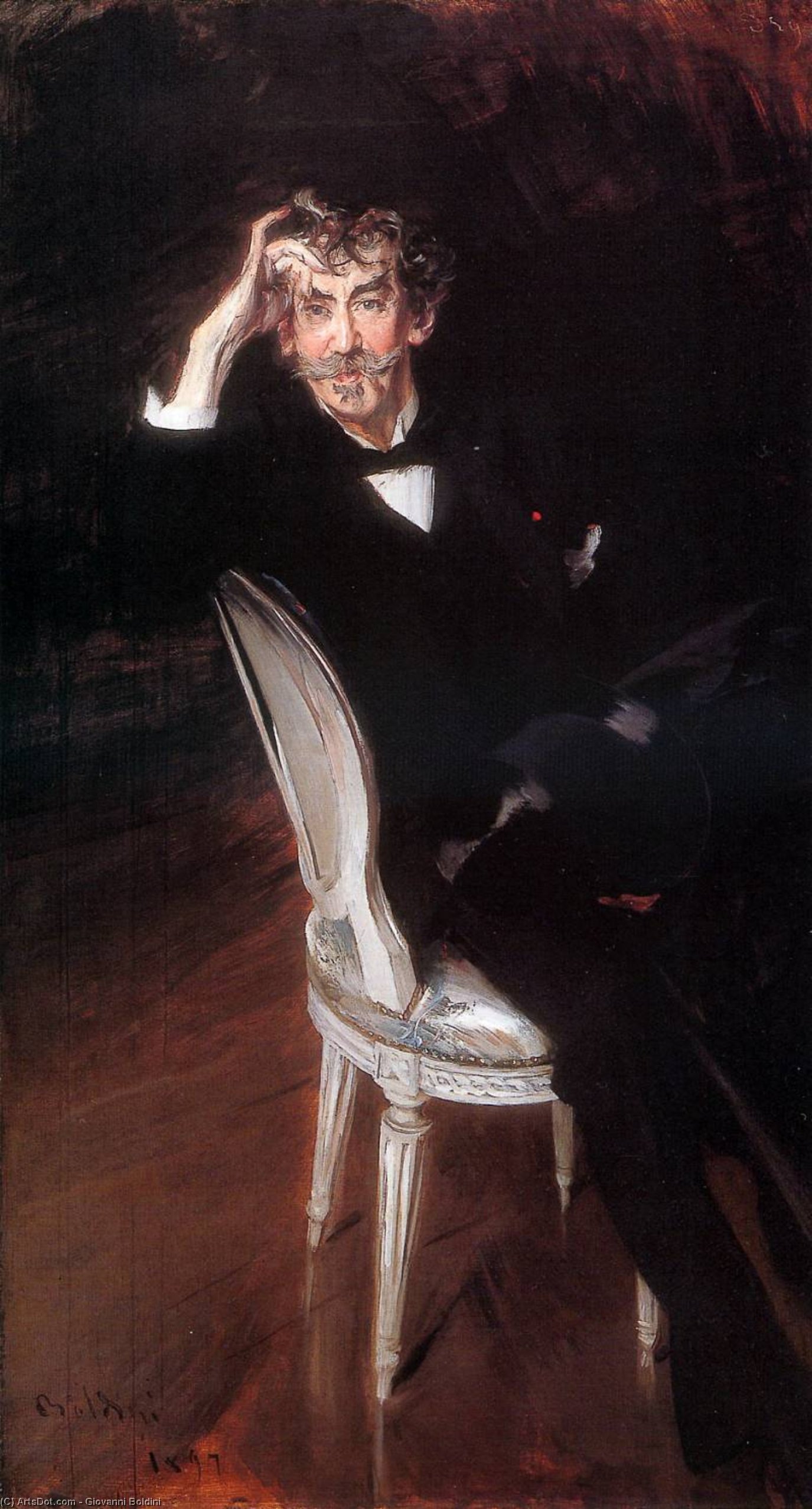 Portrait Of James Abbott Mcneil Whistler — Giovanni Boldini