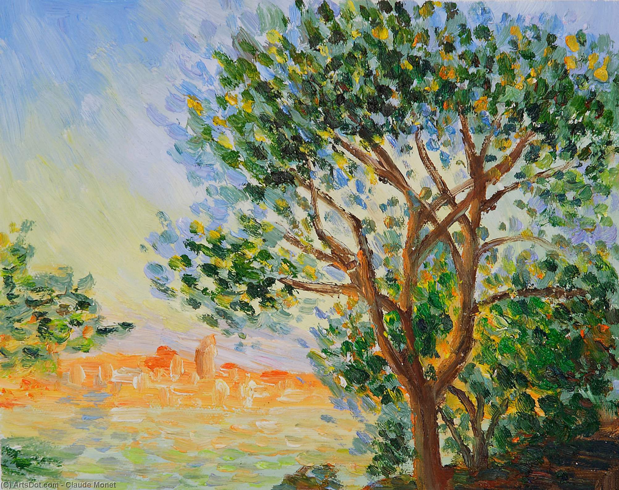 Näkö Antibes — Claude Monet