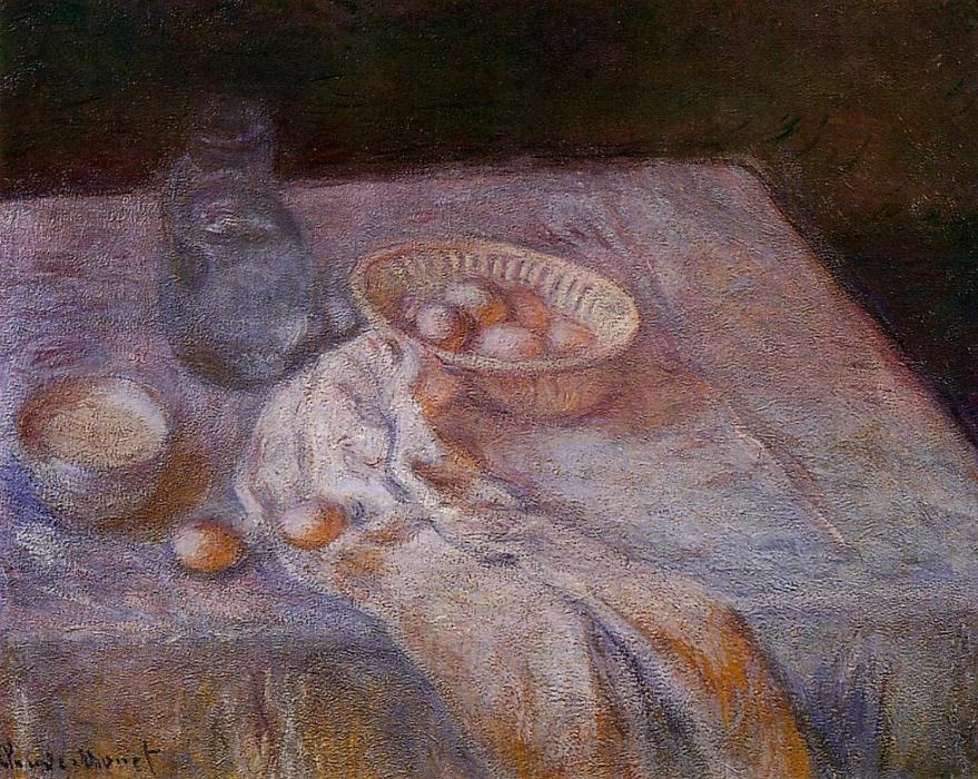 Bodegón Con Huevos — Claude Monet