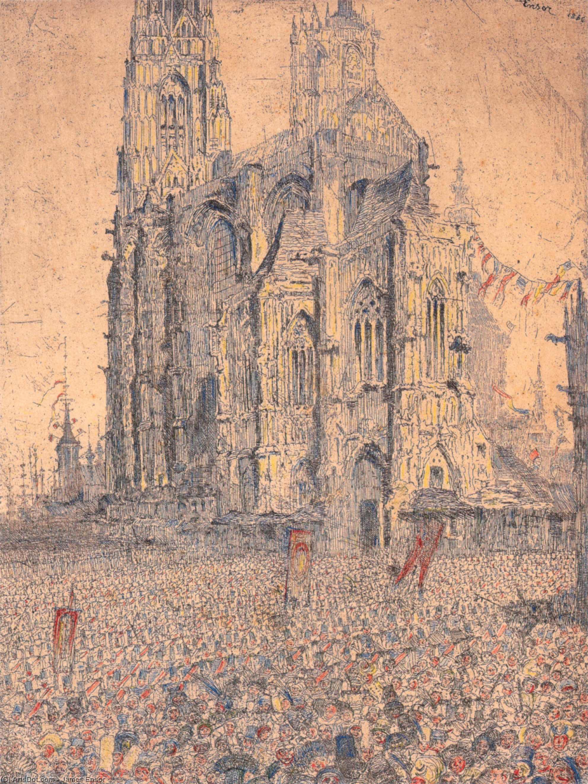 The Cathedral — James Ensor