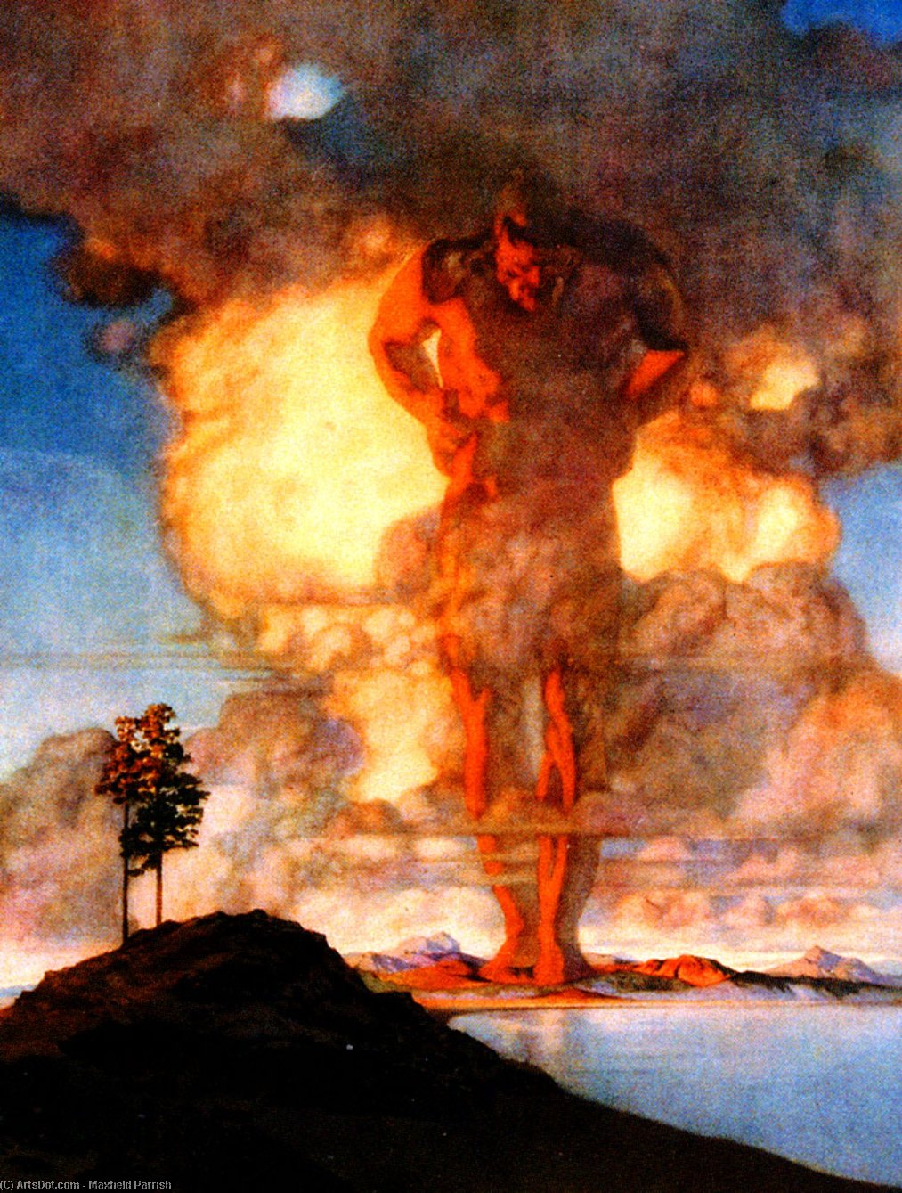 Atlas — Maxfield Parrish
