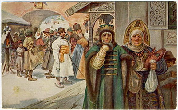 Returning From Matins — Sergey Solomko