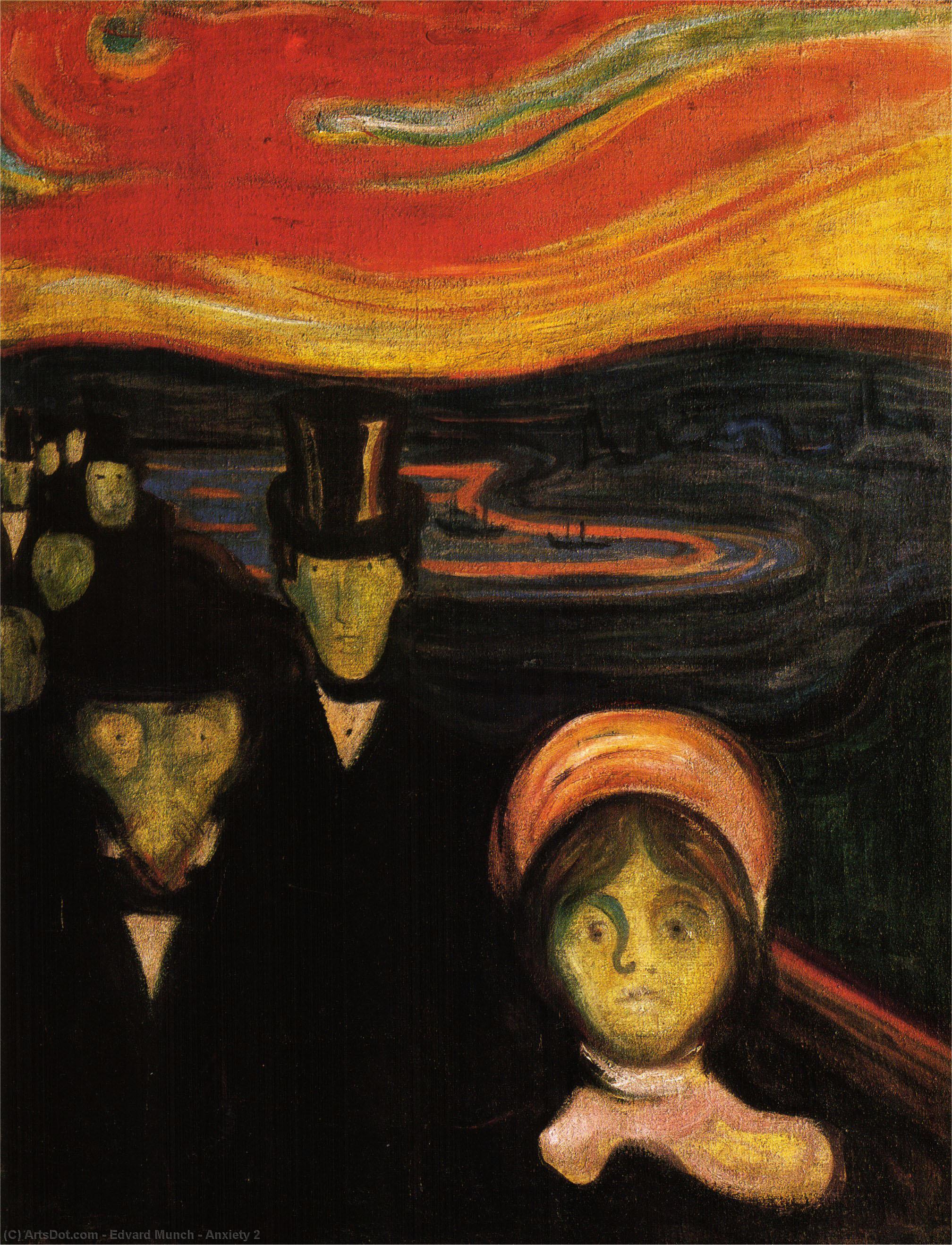 Angst 2 — Edvard Munch