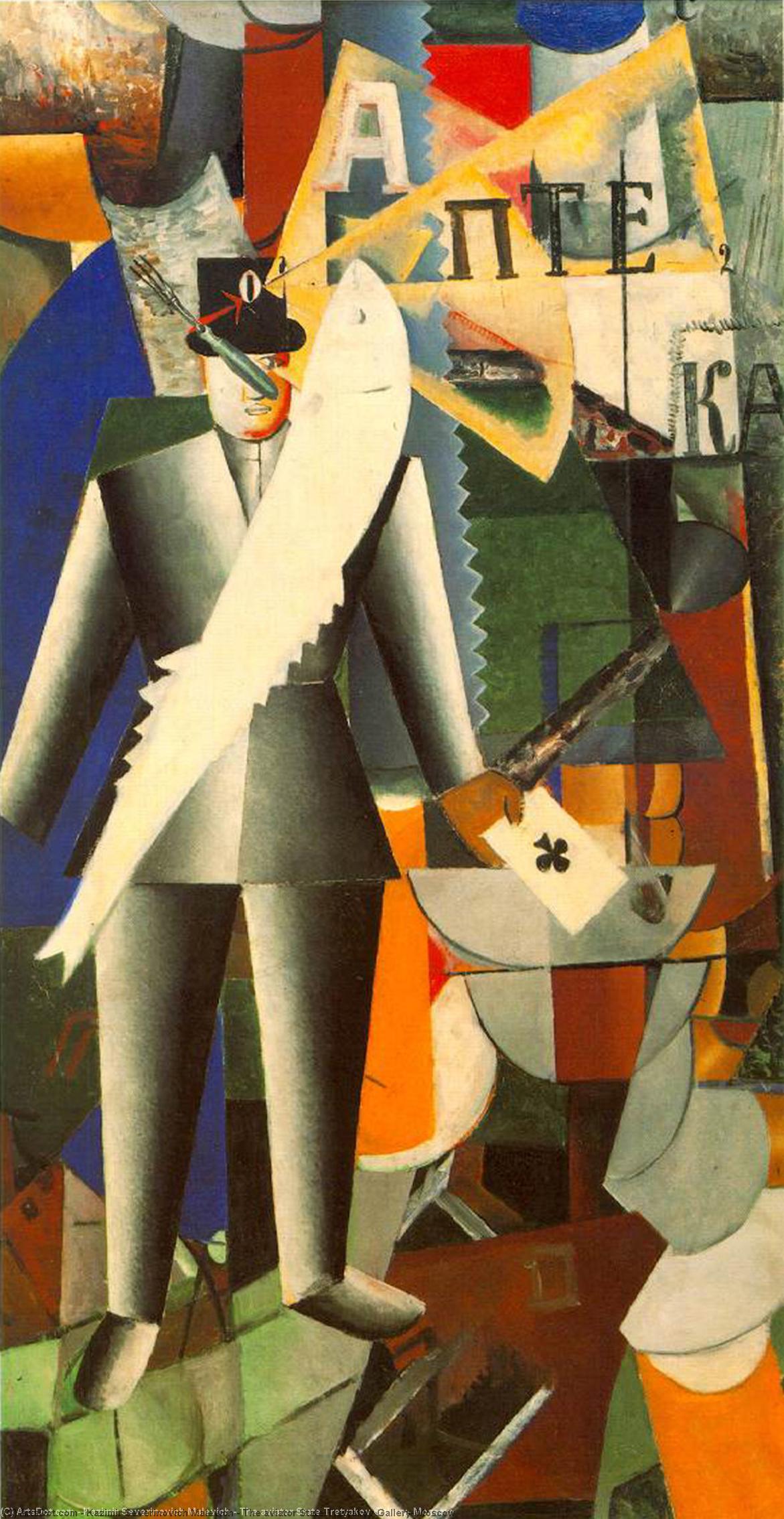 The Aviator Tretyakov Gallery, Moscow — Kazimierz Malewicz