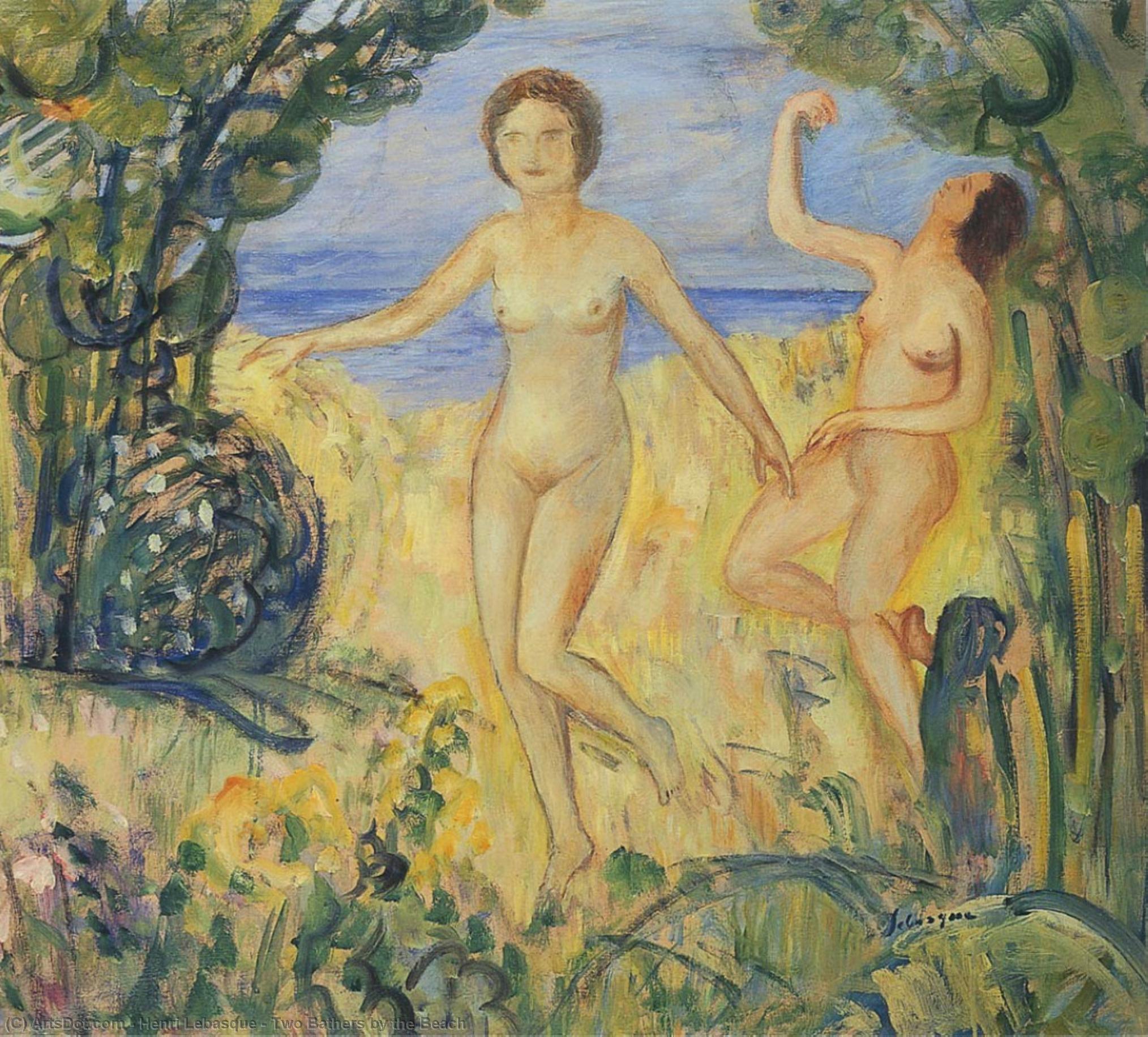 Two Bathers By The Beach — Henri Lebasque
