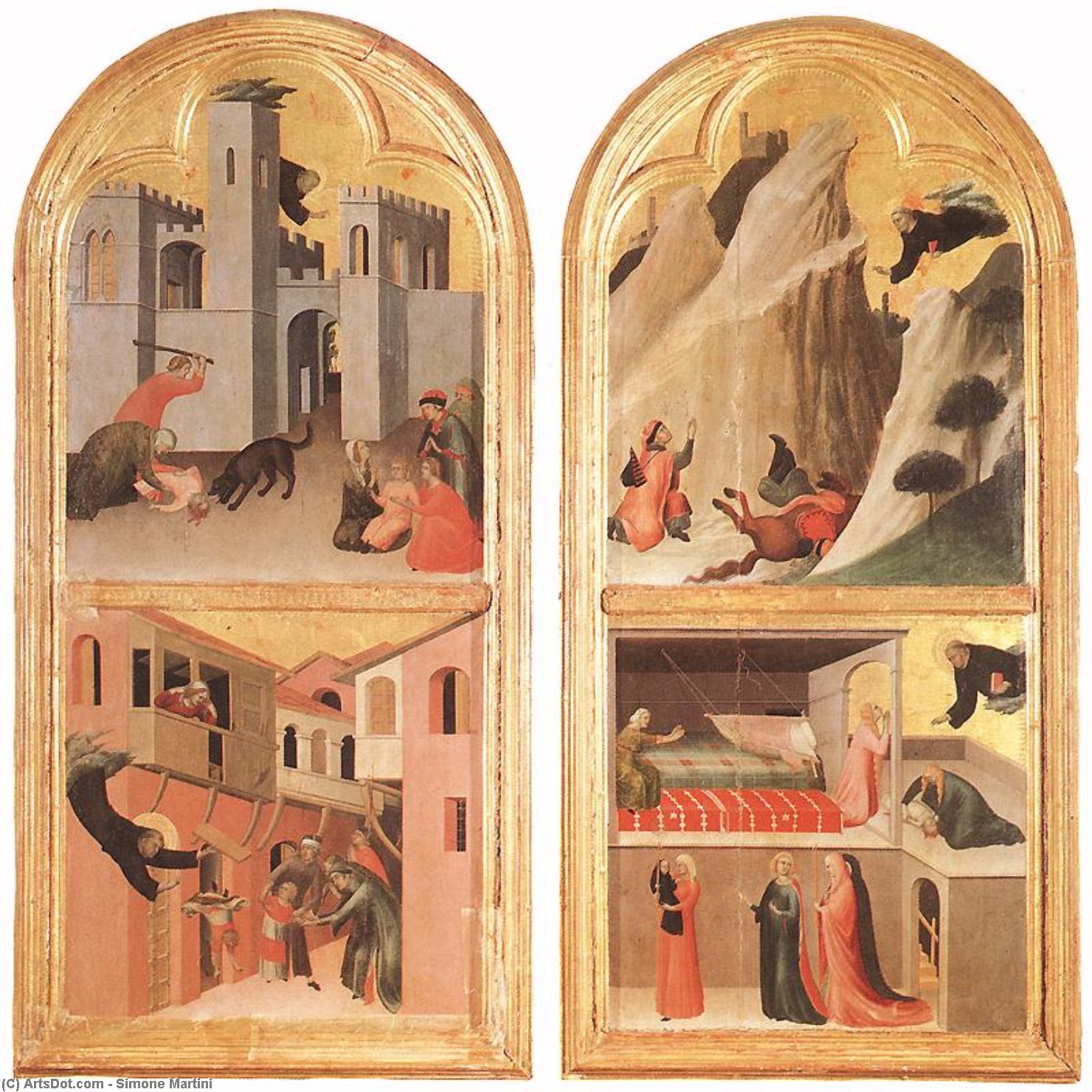 L'autel De Saint Agostino — Simone Martini