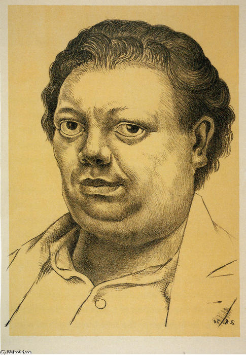 Self-portrait 3 — Diego Rivera