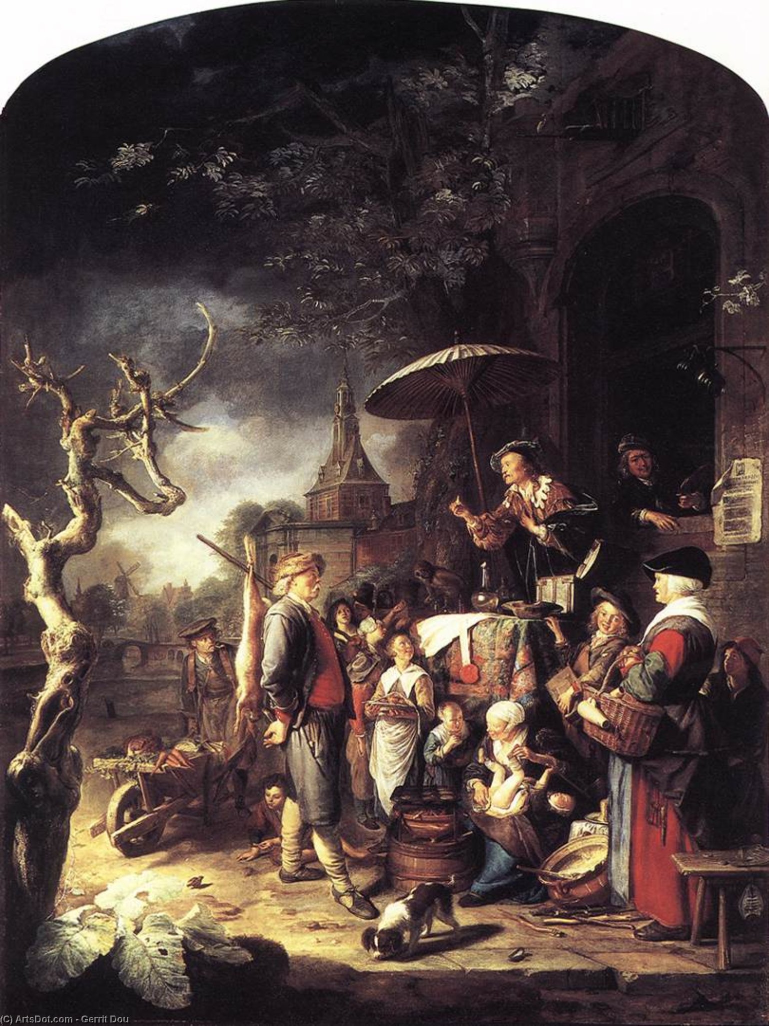 El Charlatán — Gerrit Dou