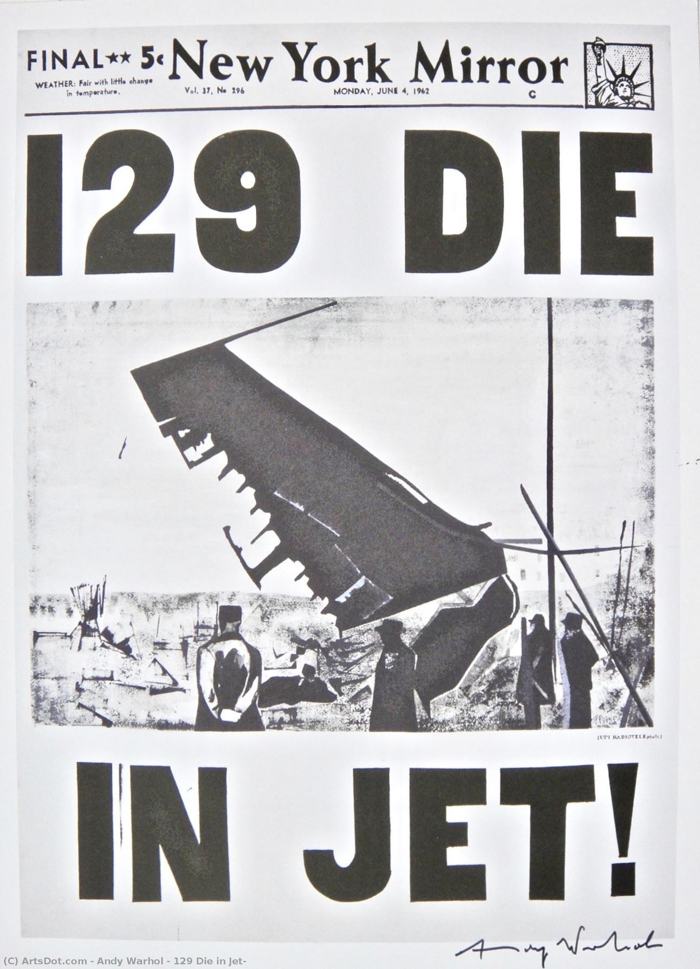 129 Die In Jet! — Andy Warhol