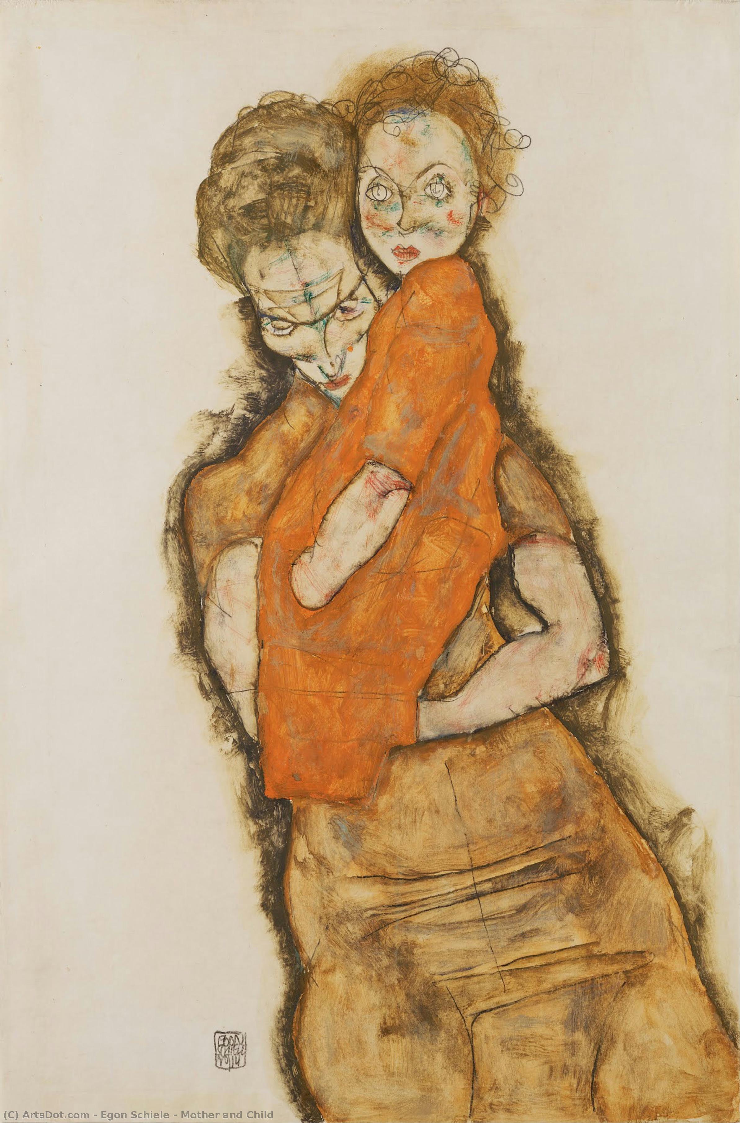 Mother And Child — Egon Schiele