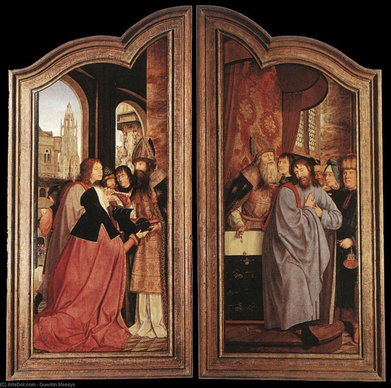 Retablo De Santa Ana (cerrado) — Quentin Matsys