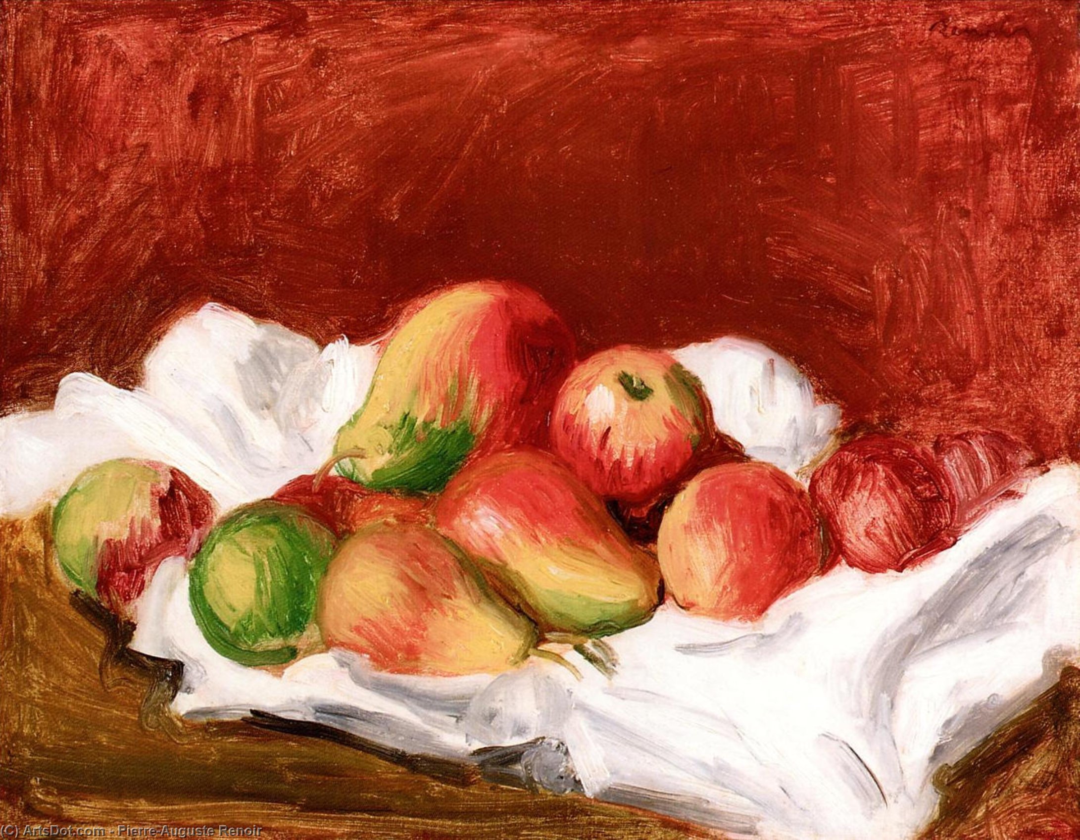 Epler Og Pærer — Pierre-auguste Renoir