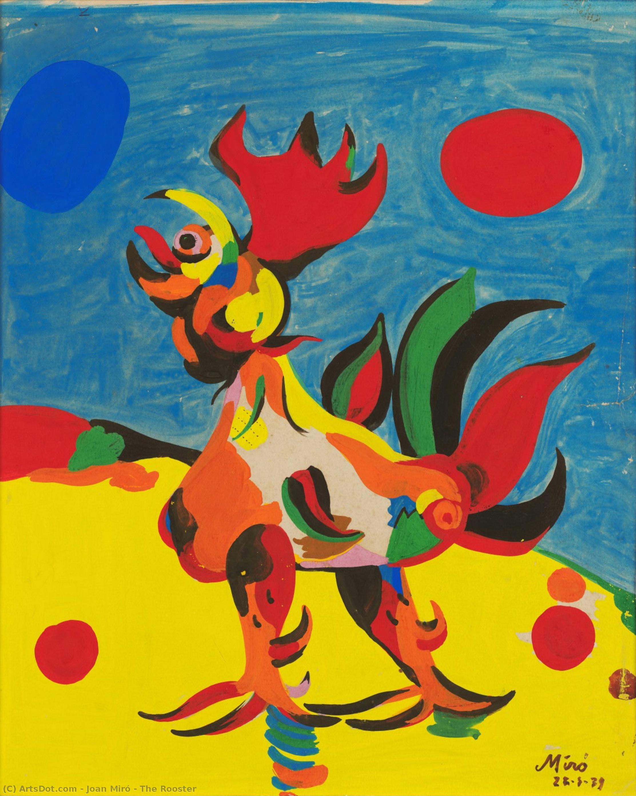 The Rooster — Joan Miró