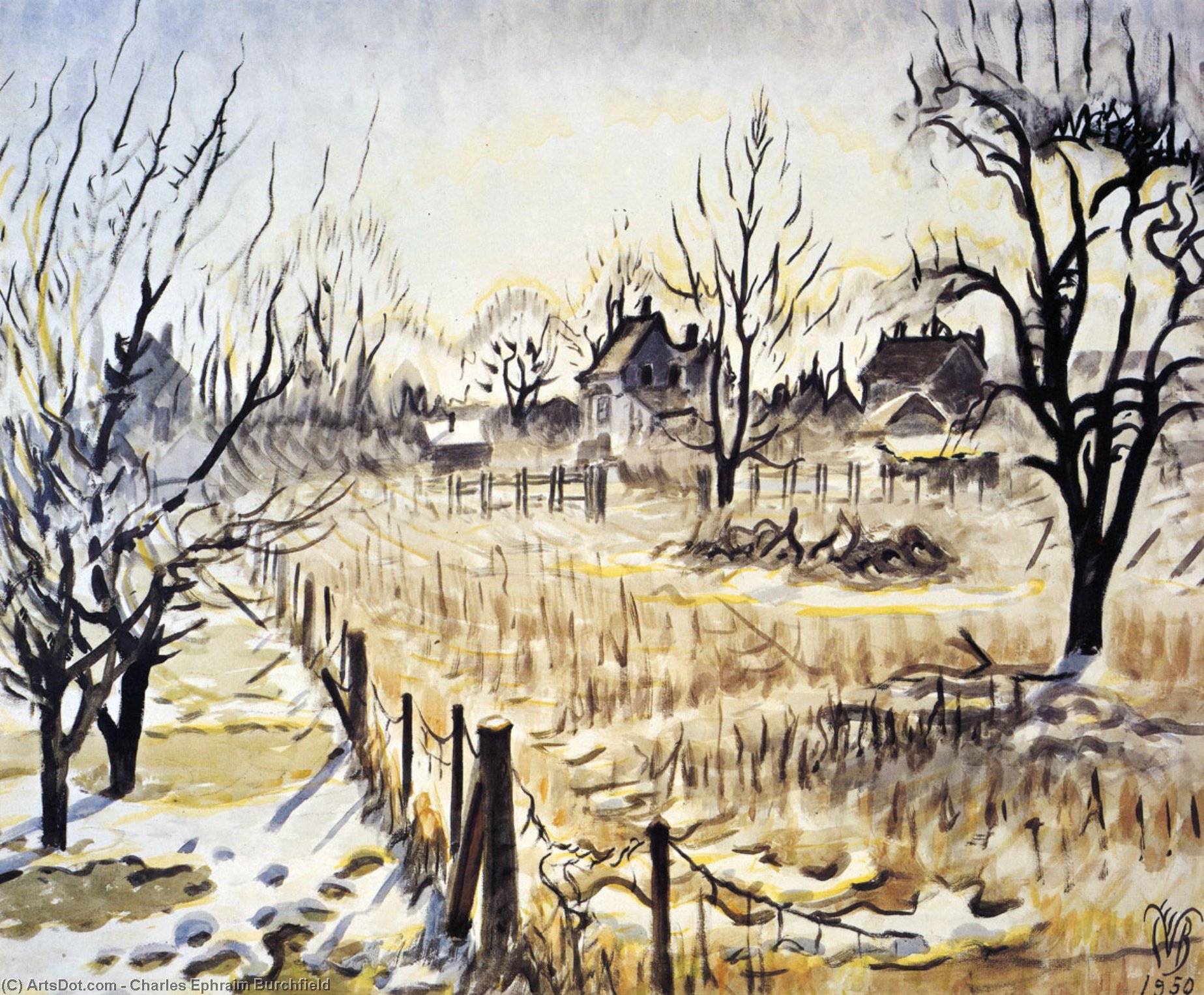 Early Spring Sunlight — Charles Burchfield