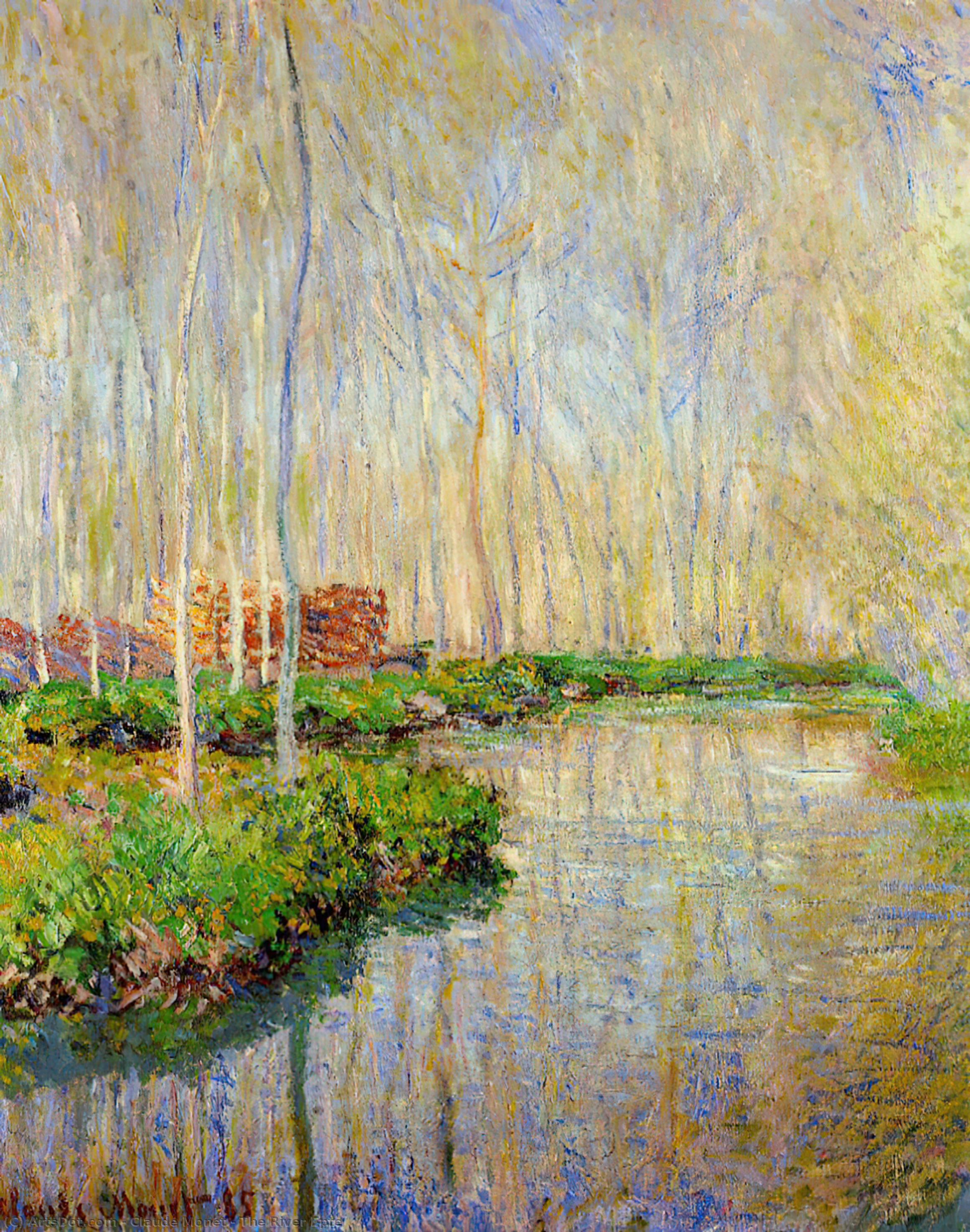 Die Epte — Claude Monet