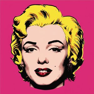 Magenta Reverie: A Singular Icon Of Bold Halftone And Golden Radiance — Laurent Charpentier