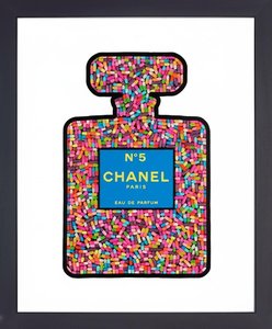 Fragmented Essence: A Vibrant Mosaic Of Color Within A Singular Iconic Silhouette — Caroline Pelletier